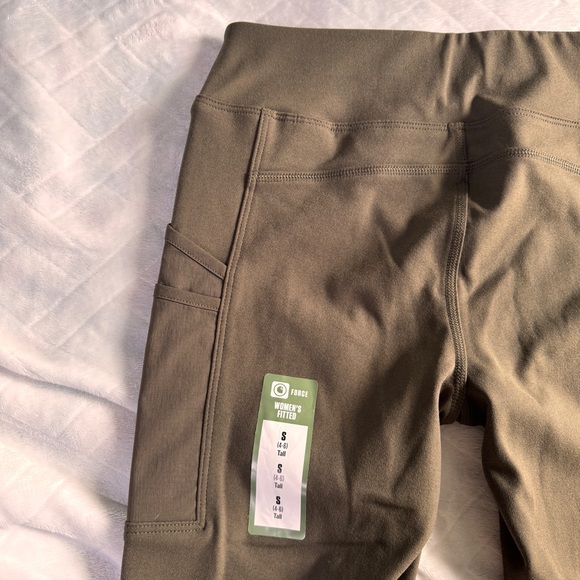 Carhartt Force Fitted Lightweight Utility Leggings - Olive Green - Size SM Tall - Picture 11 of 13